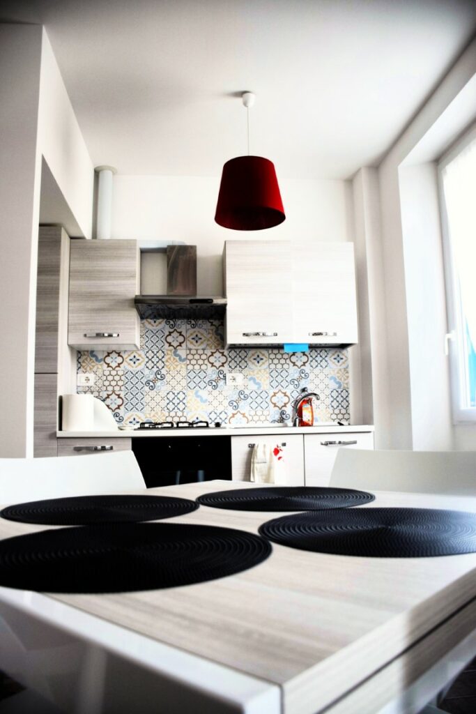 soggiorno e cucina appartamento sofi the sax appartamenti