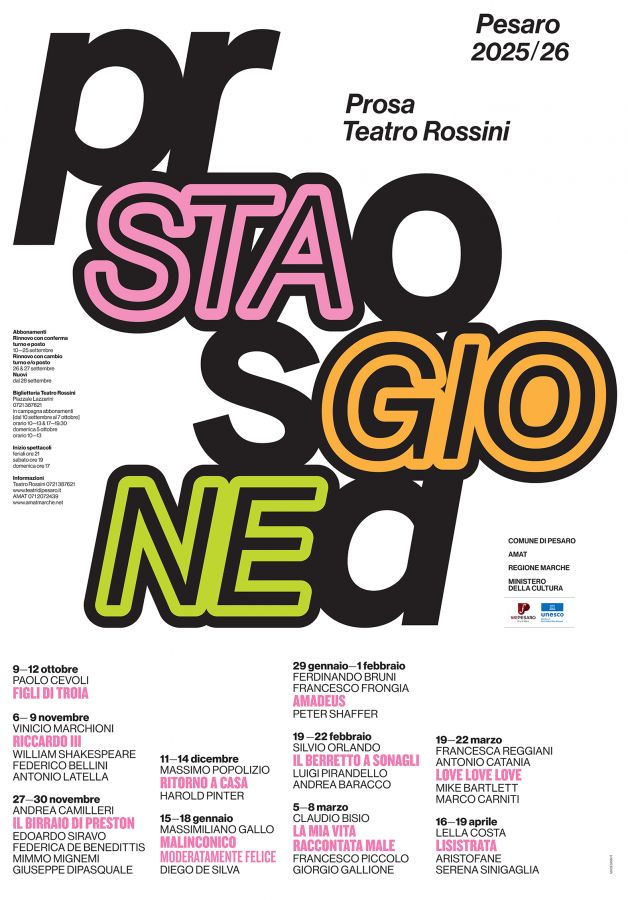 manifesto stagione teatrale 2025 2026