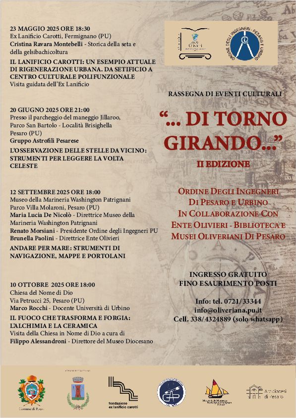 “Di Torno Girando” torna con una nuova edizione nella provincia di Pesaro e Urbino
